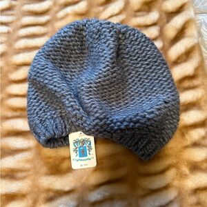 Gray Knitted Beanie